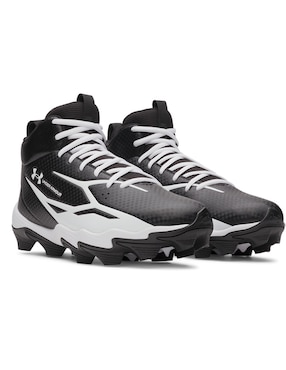 Tenis Ua Spotlight HammerBLK para fútbol americano Under Armour de hombre
