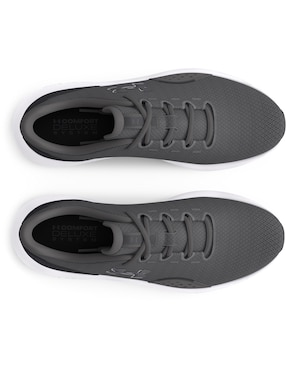 Tenis UA Charged Surge 4GRY para correr Under Armour de hombre