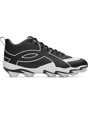 Tenis UA Leadoff Icon Mid RMBLK para béisbol Under Armour de hombre
