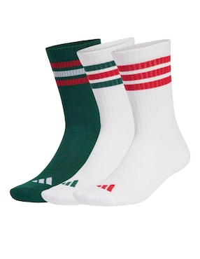 Set de calceta para entrenamiento Adidas unisex 3 pares