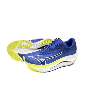 Tenis Wave Rebellion Flash 3 para correr Mizuno de hombre
