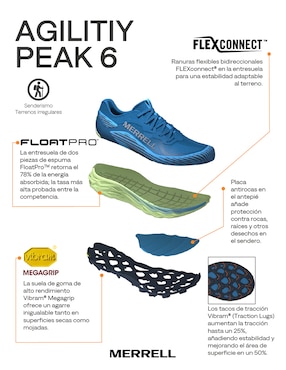 Tenis Merrell Agility de hombre para trail running
