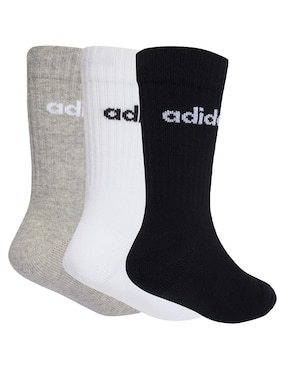 Set de calceta para entrenamiento Adidas unisex 3 pares