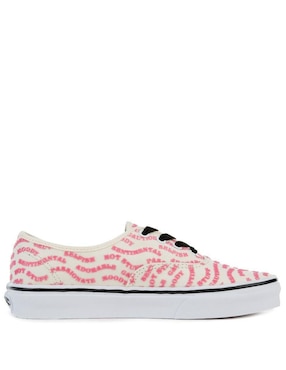 vans authentic mujer rosas