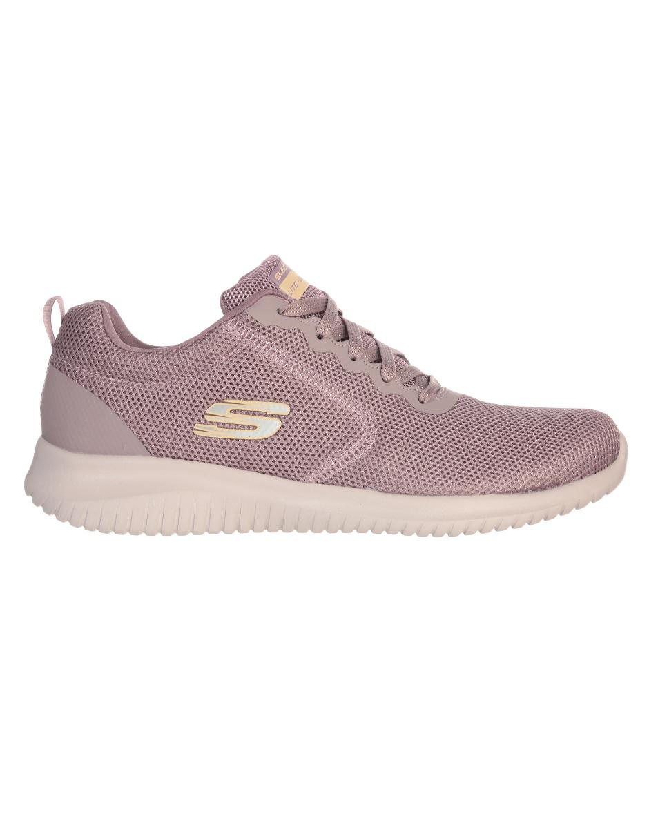 tenis skechers mujer marron