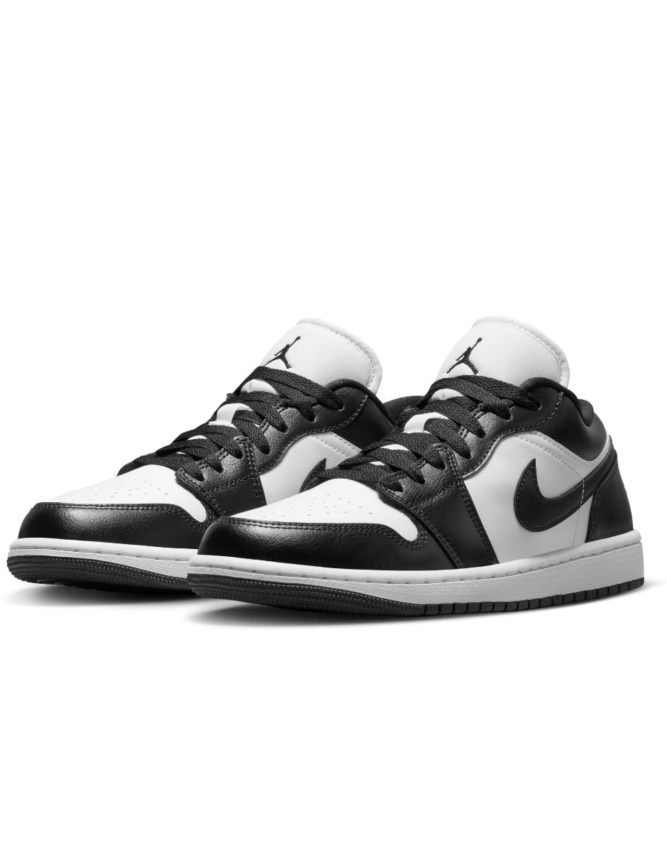 Tenis de piel Air Jordan 1 Low Panda de mujer casual 3