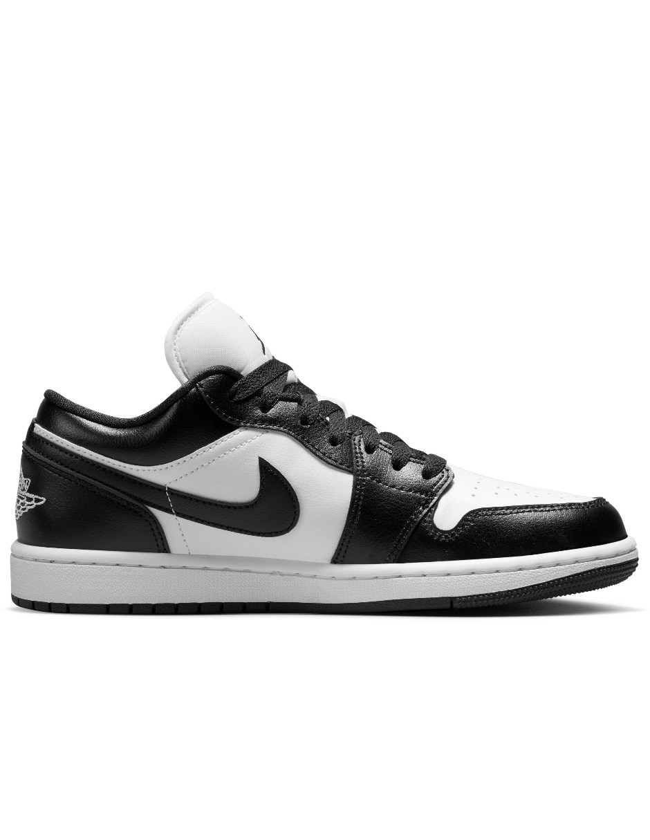 Tenis de piel Air Jordan 1 Low Panda de mujer casual 5