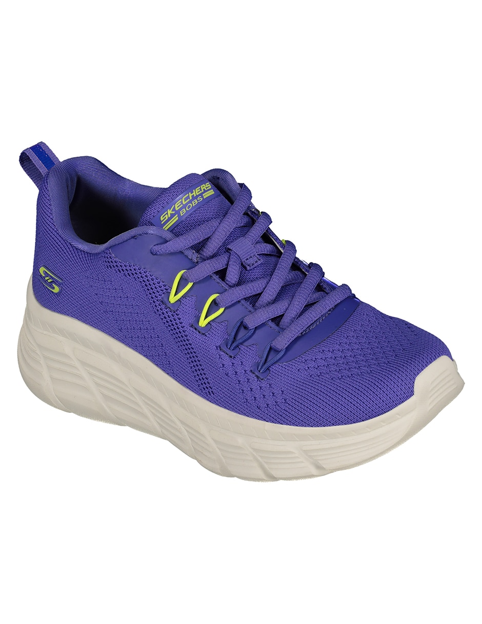 Skechers flex sole shop 2.0 mujer purpura