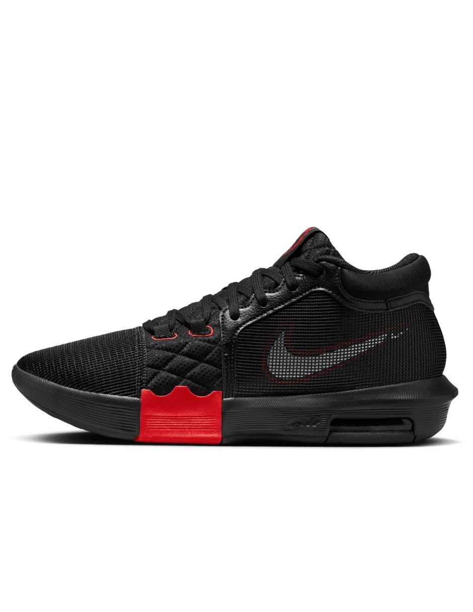 Nike lebron black red online