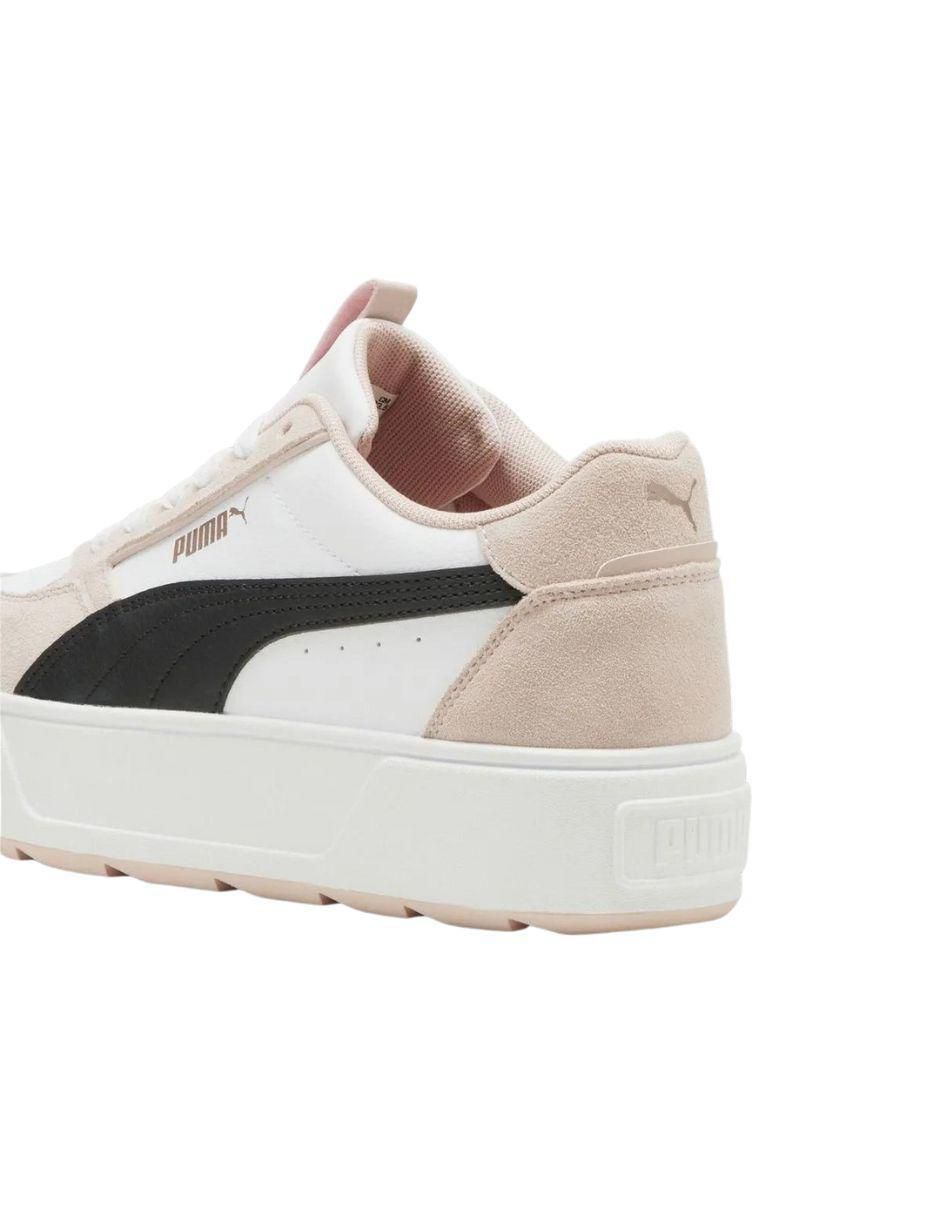 Zapatillas Plataforma Tenis Puma Cali Wedge Mix Blanco/Azul Para