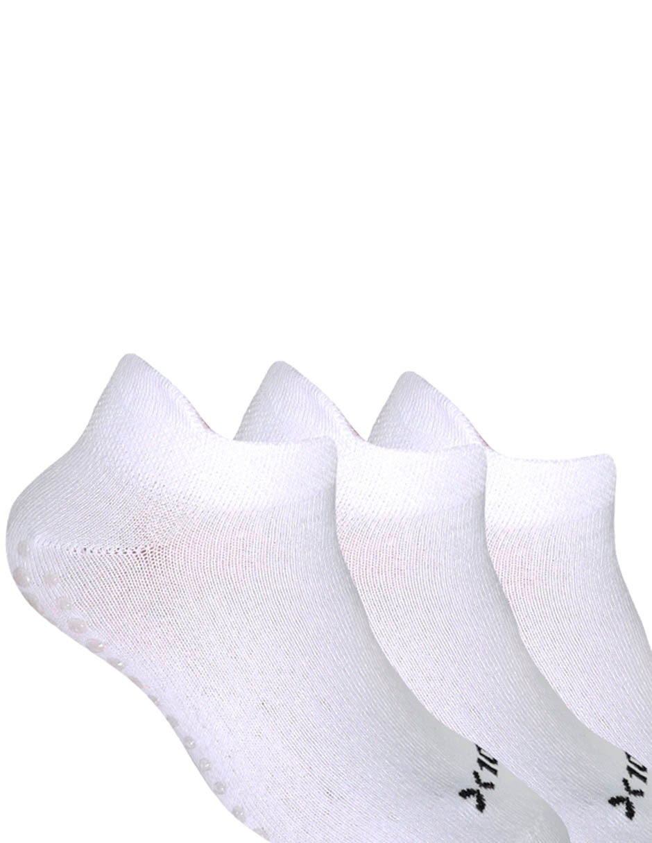 Tin antiderrapante para entrenamiento para mujer 3 pares