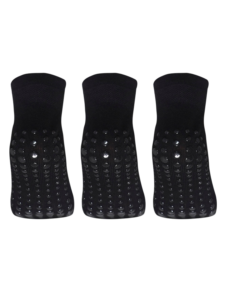 Tin antiderrapante para entrenamiento para mujer 3 pares 2