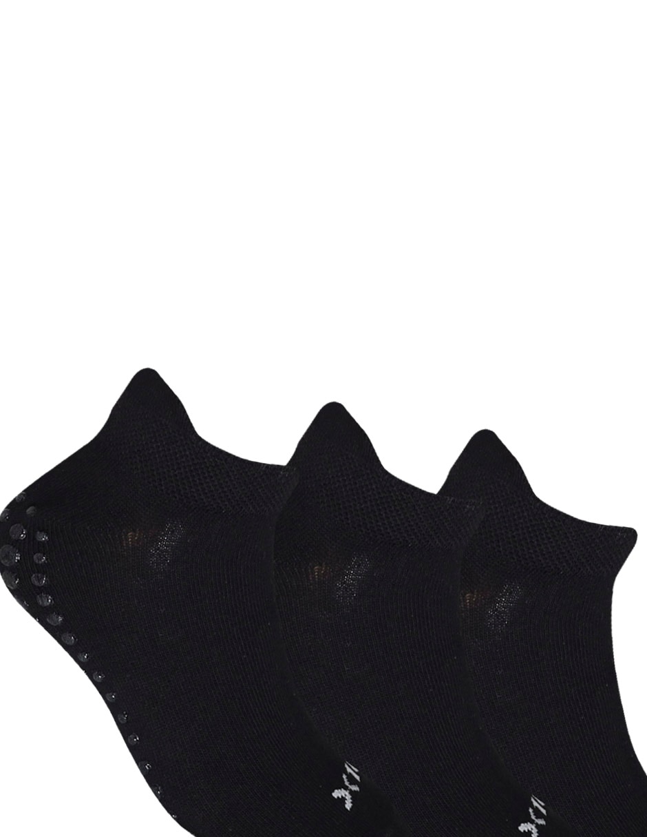 Tin antiderrapante para entrenamiento para mujer 3 pares 3