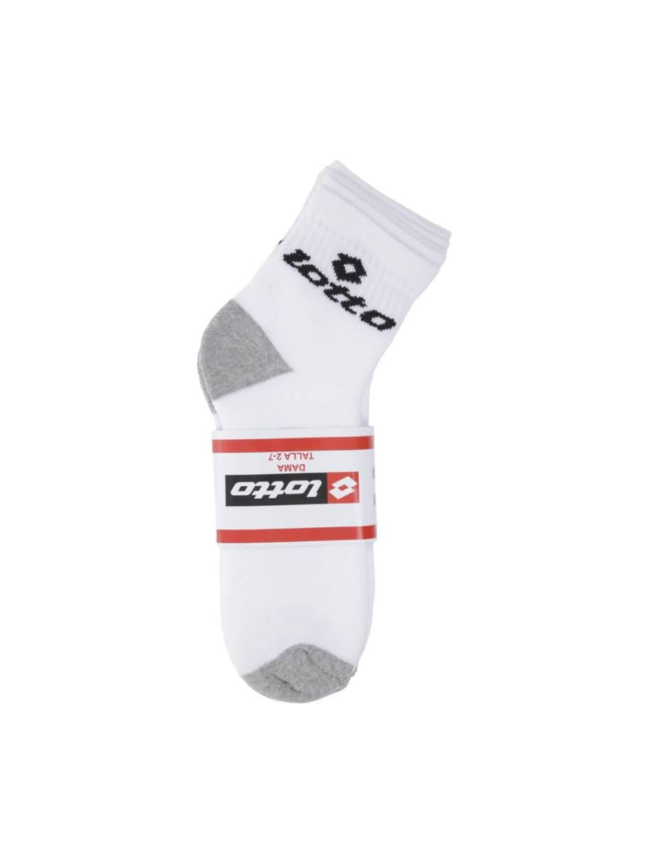 Calceta antiderrapante para entrenamiento Lotto para mujer 3 pares