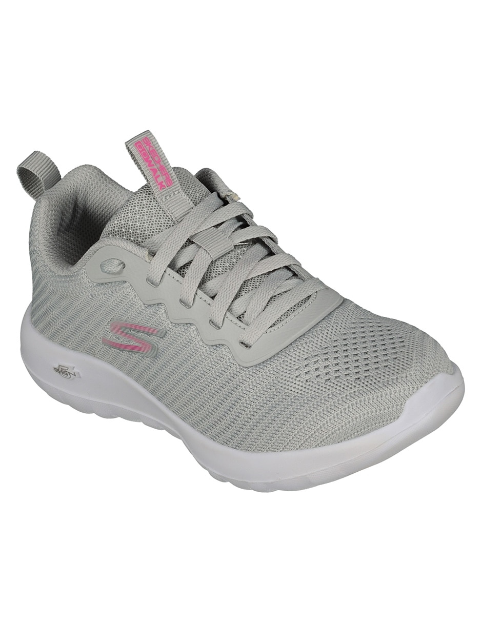 Shop Skechers Skechers Go Walk Mujer Plata Zapatillas Skechers