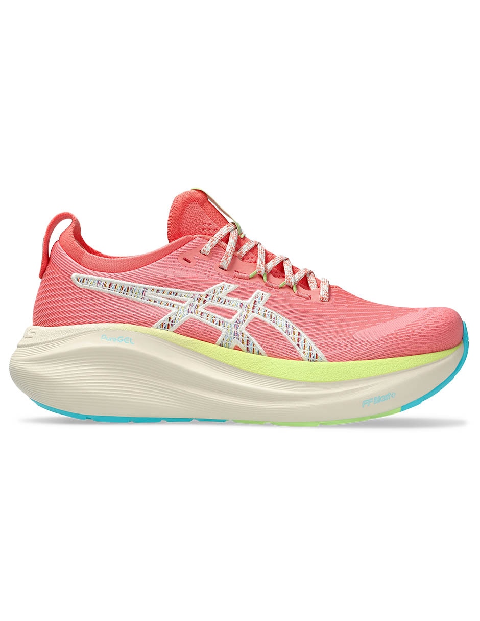 Tenis Gel-Nimbus 27 Tr Nature Bathing para correr Asics de mujer