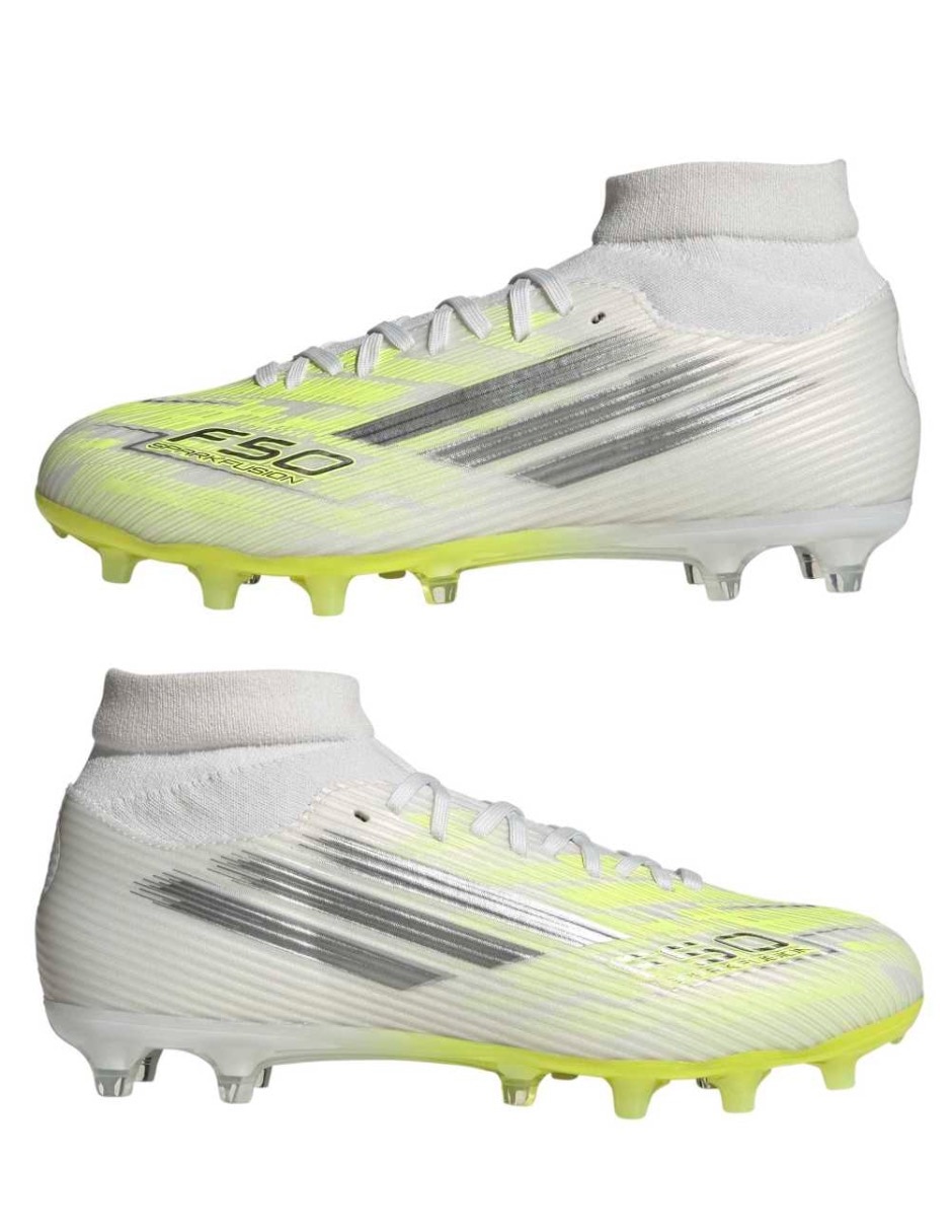 Tenis F50 Sparkfusion League FG/AG para fútbol de mujer 4