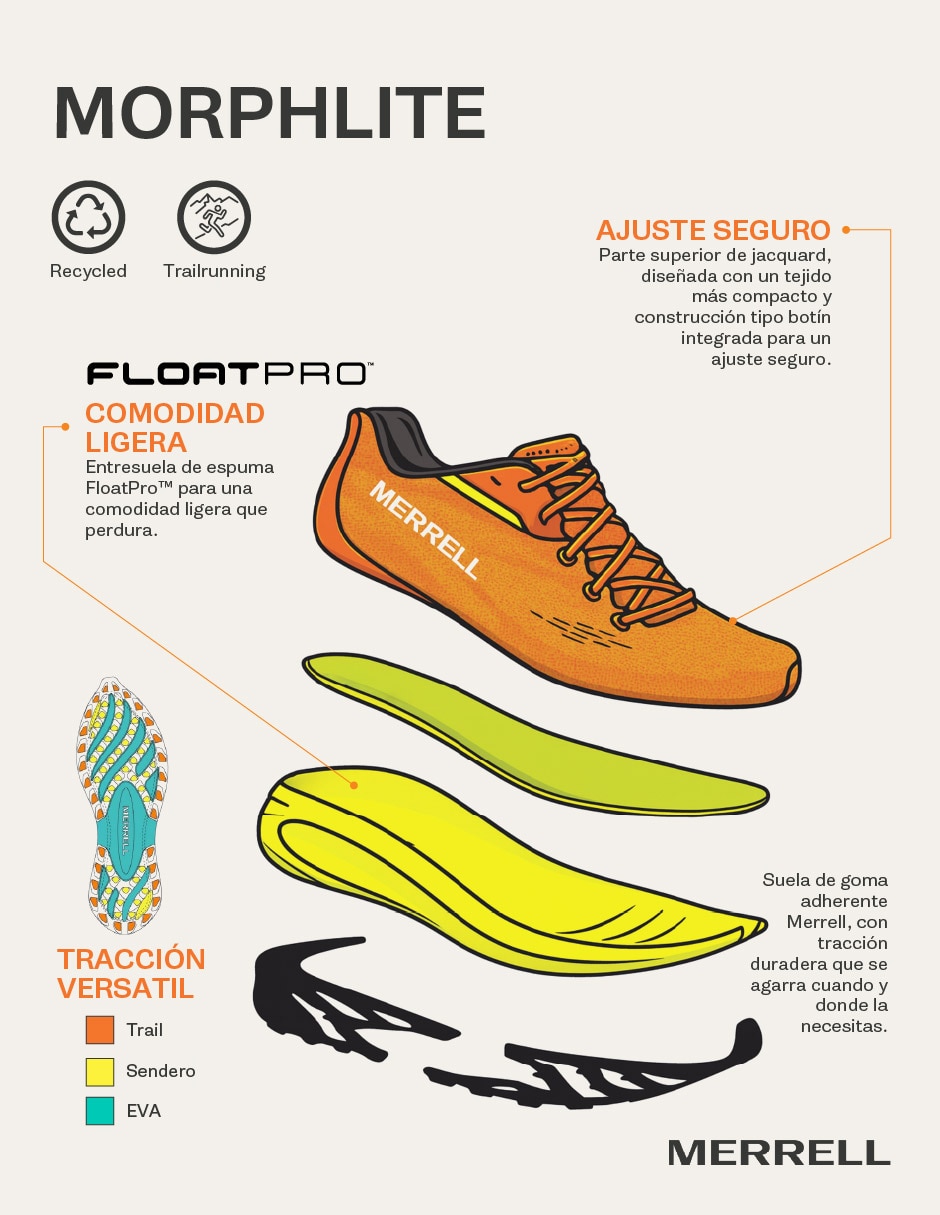 Tenis Morphlite de hombre para trail running 7