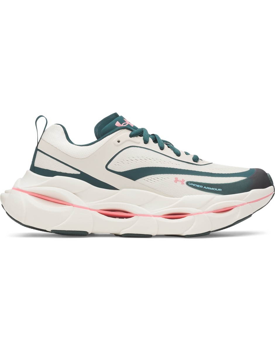 Tenis UA W Halo Racer BRN para correr de mujer 6