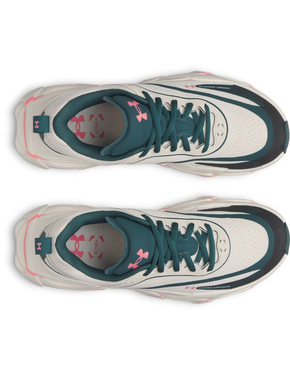 Tenis UA W Halo Racer BRN para correr de mujer 9