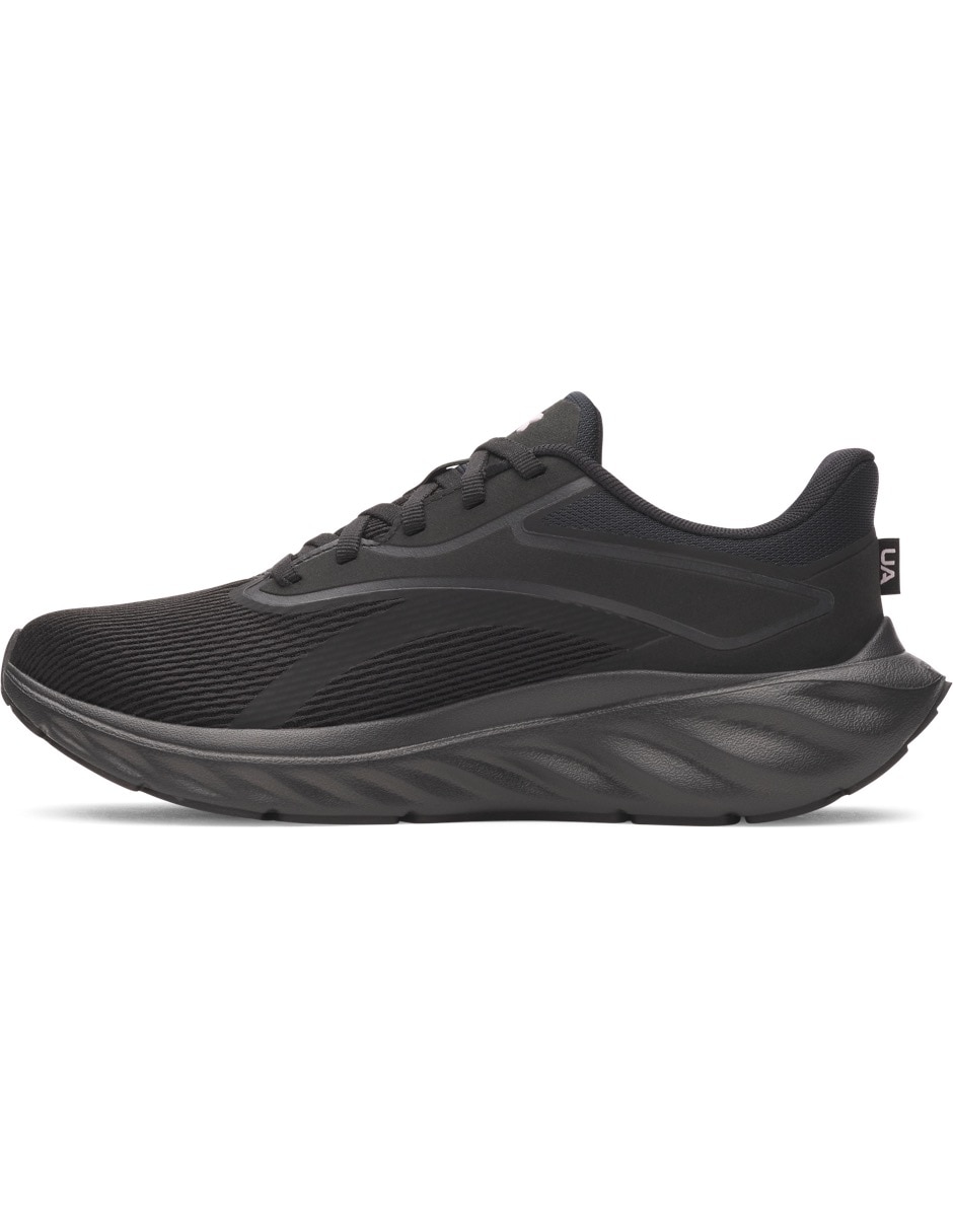 Tenis Ua W Ascendblk para correr de mujer