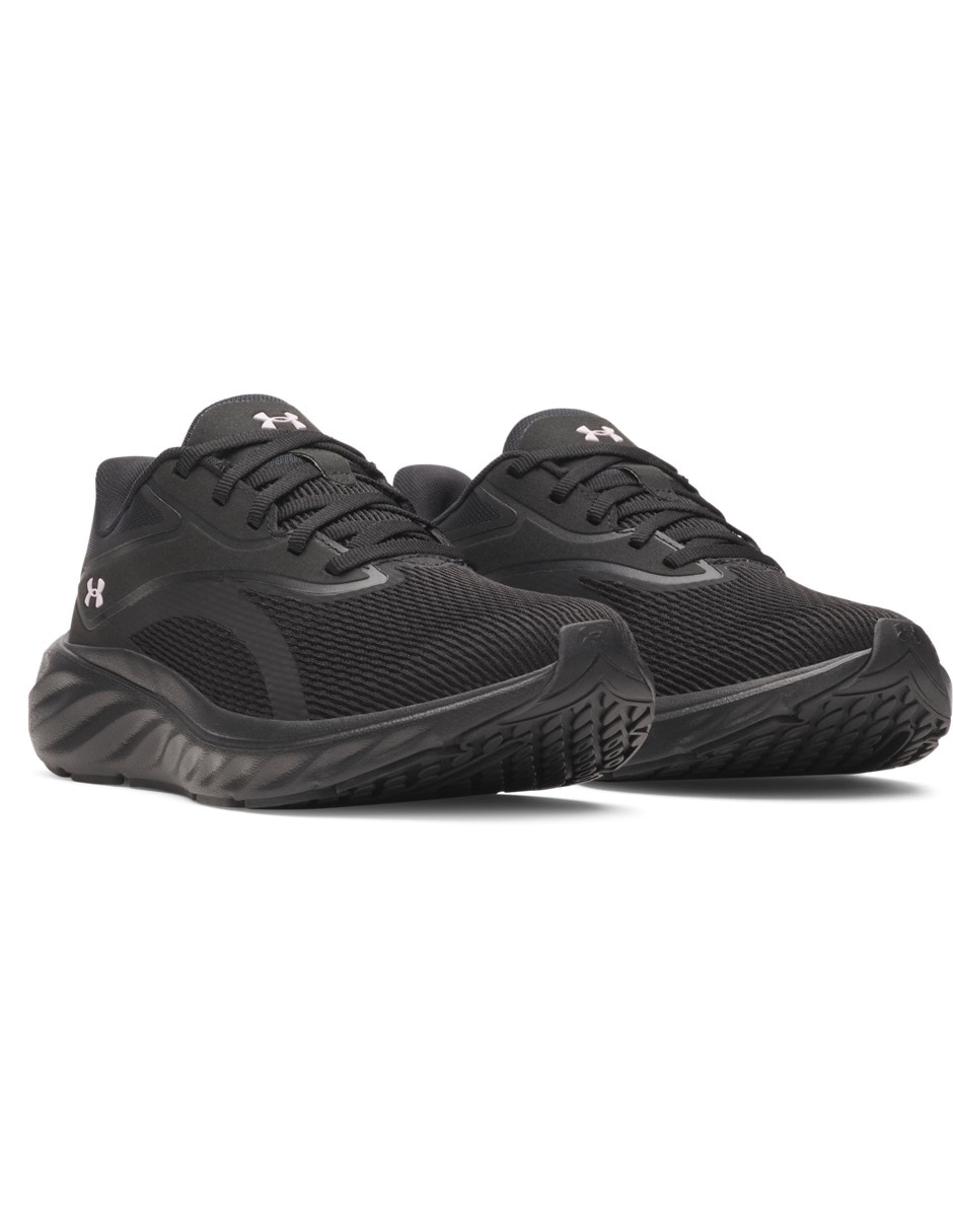 Tenis Ua W Ascendblk para correr de mujer 3