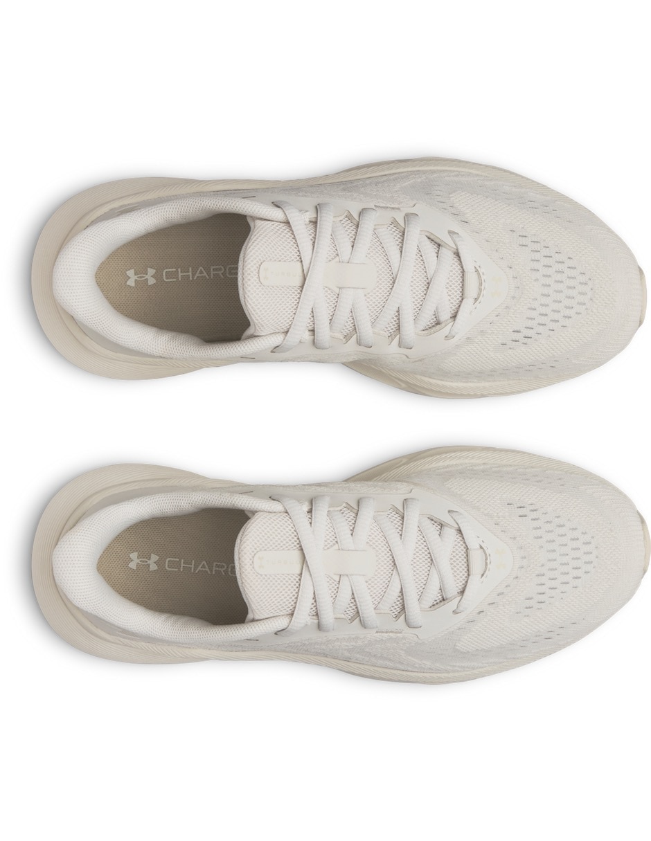 Tenis Ua W Turbulence 3wht para correr de mujer 5