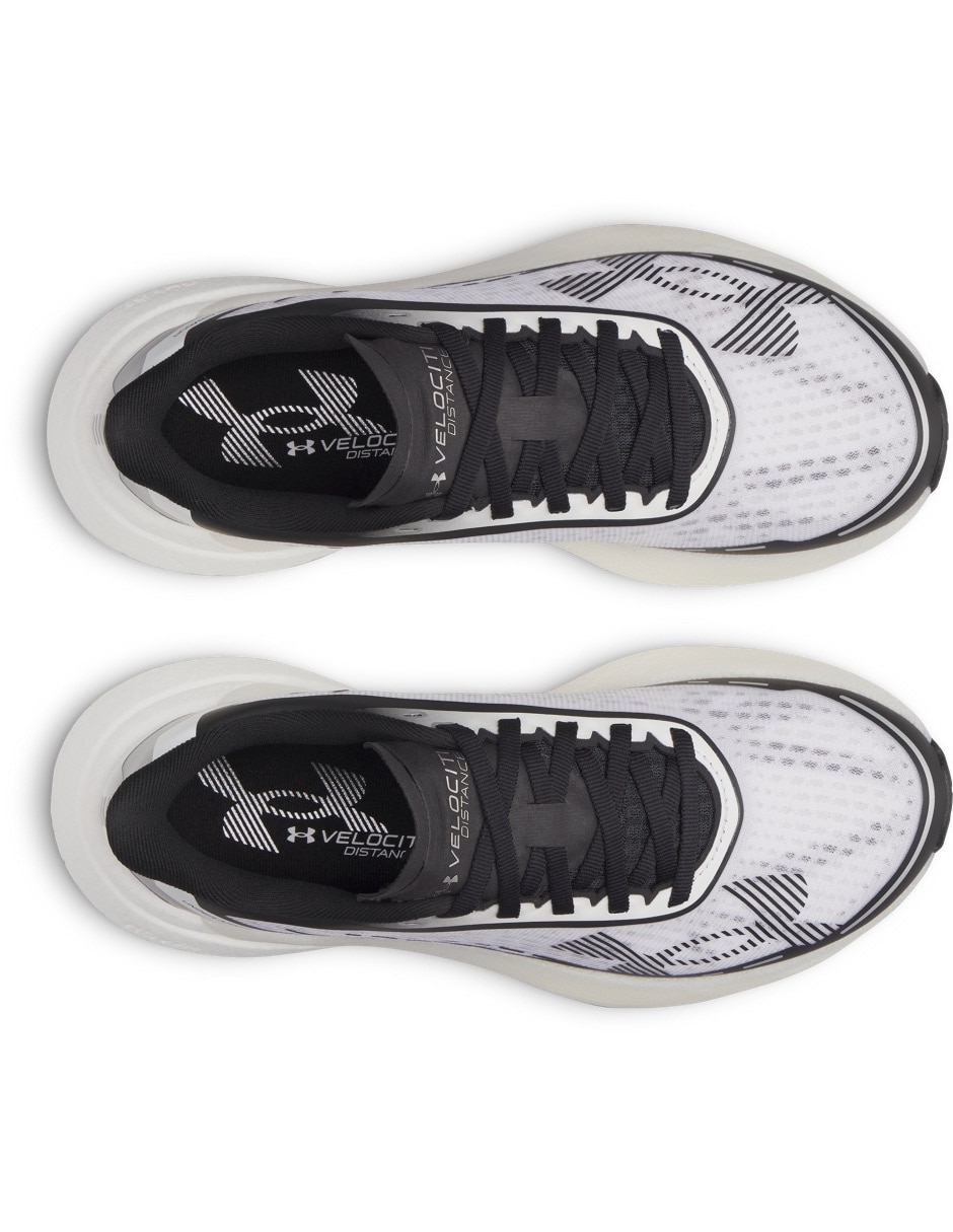 Tenis Ua W Velociti Distancewht para correr de mujer 5