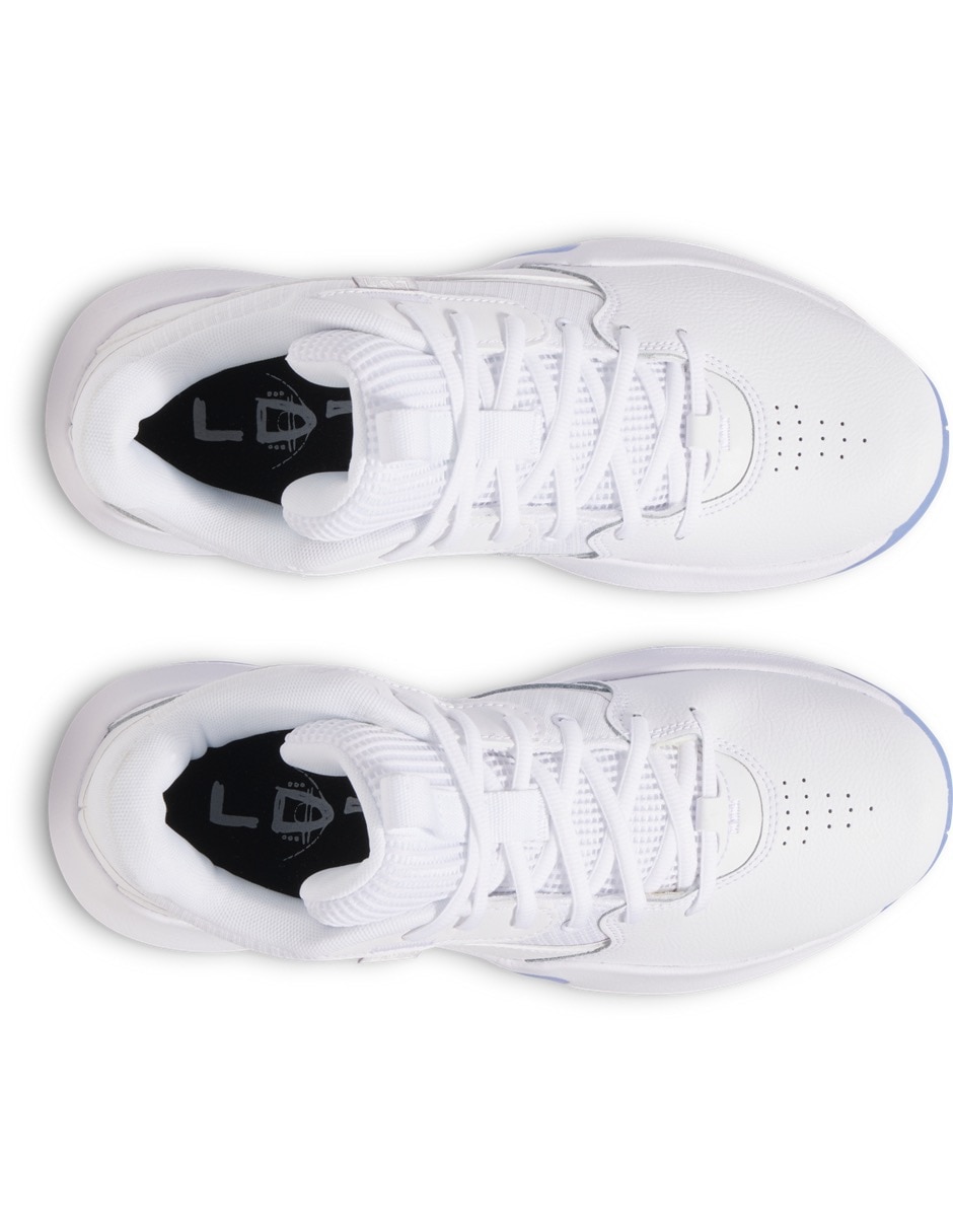 Tenis UA Lockdown 7WHT para básquetbol unisex 5
