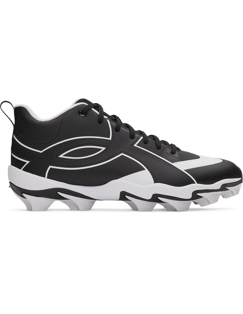 Tenis UA Leadoff Icon Mid RMBLK para béisbol de hombre