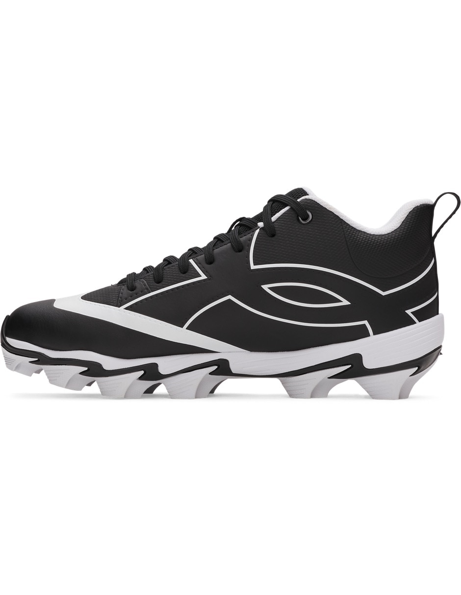 Tenis UA Leadoff Icon Mid RMBLK para béisbol de hombre 2