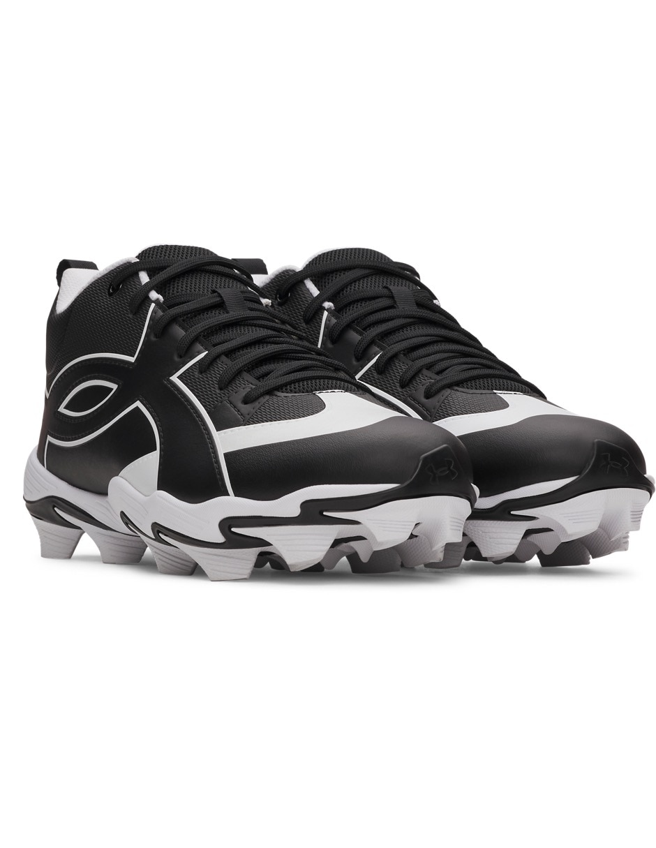 Tenis UA Leadoff Icon Mid RMBLK para béisbol de hombre 3