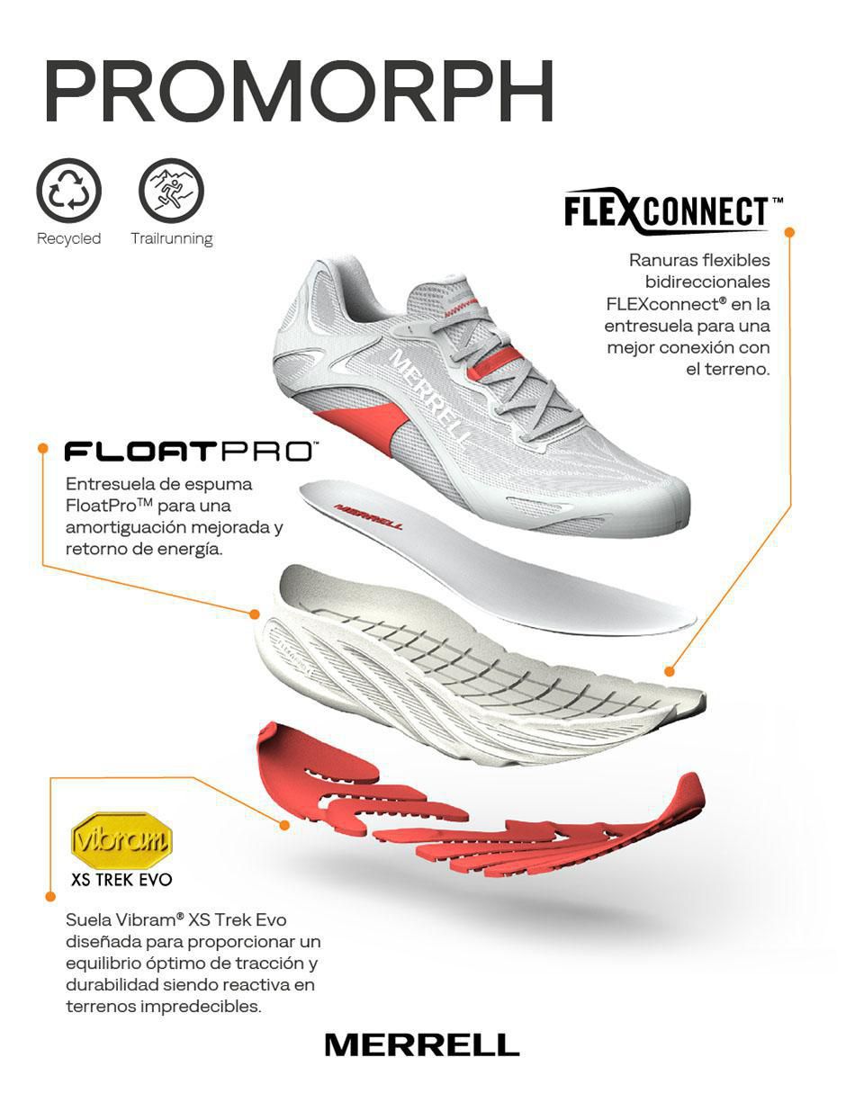 Tenis ProMorph de hombre para trail running 2