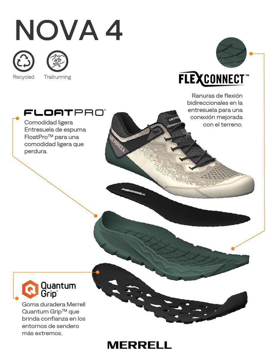 Tenis de piel Nova de hombre para Trail Running 2