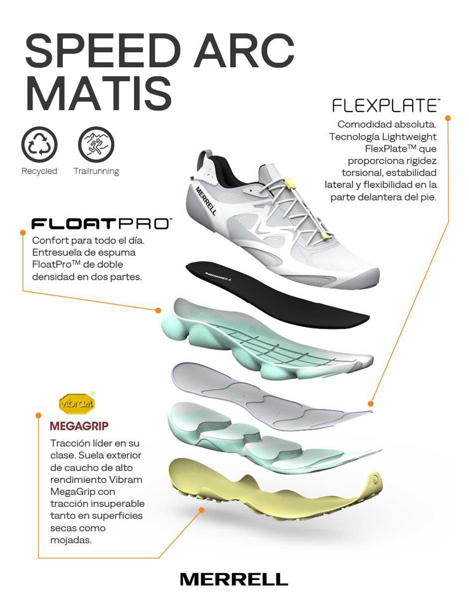 Tenis Speed Arc Matis de mujer para hiking 2