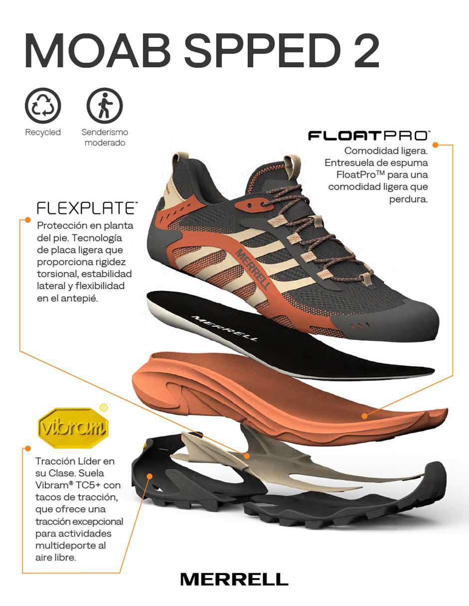 Tenis Moab Speed de hombre para hiking 2